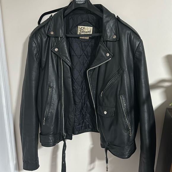 Bermans vintage leather jacket size 52(xl) - Picture 3 of 4